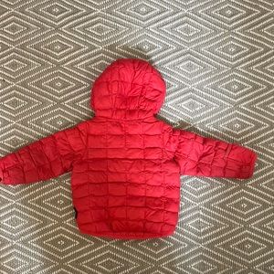 Infant Winter North Face Hooded Jacket, 6-12 months